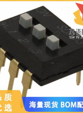 全新SDA03H1BD原装(SWITCH SLIDE DIP SPST 25MA 24V)正品