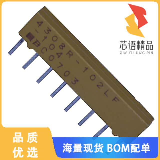 全新4308R-102-105原装(RES ARRAY 4 RES 1M OHM 8SI