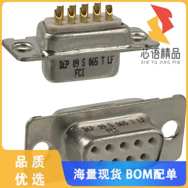 全新DEP09S065TLF原装(CONN D-SUB RCPT 9POS SLDR C