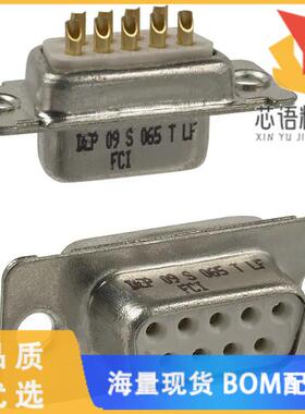 全新DEP09S065TLF原装(CONN D-SUB RCPT 9POS SLDR C