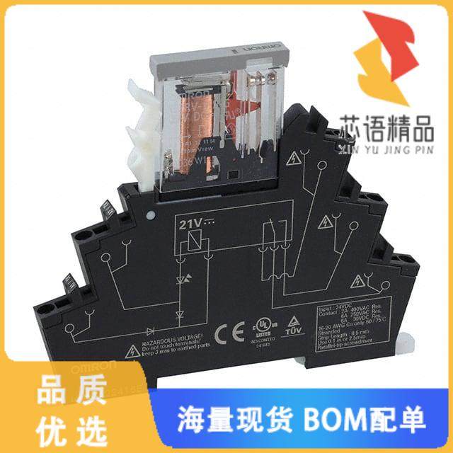 全新G2RV-SR500 DC24原装(RELAY GEN PURPOSE SPDT 6