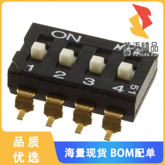全新JS0204AP4原装(SWITCH SLIDE DIP SPST 25MA 24V)正品