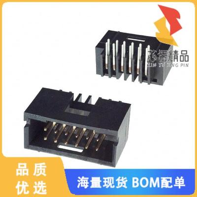 全新5-102570-4原装(CONN HEADER R/A 12POS 2.54MM)正品