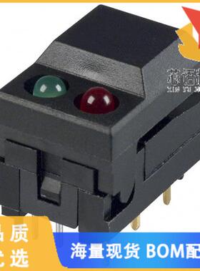 全新5501MBLKREDGRN原装(SWITCH PUSH SPDT 0.3A 12V)正品