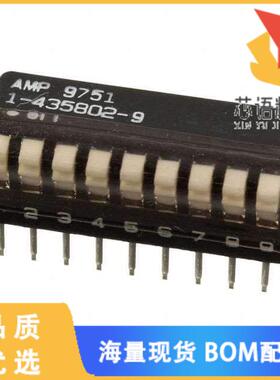 全新1-435802-9原装(SWITCH PIANO DIP SPST 25MA 24