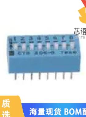 全新206-2RA原装(SWITCH SLIDE DIP SPST 50MA 24V)正品