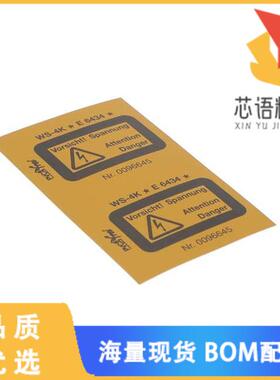 全新1004584原装(LABEL WARNING ADHESIVE 13X23.5MM)正品