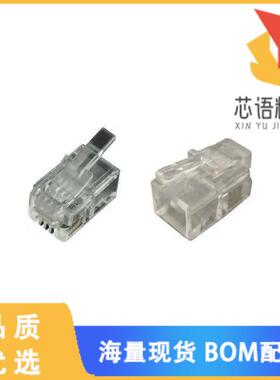 全新MHRJ224P4CF原装(4P4C UNSHIELDED PLUG FLAT CA