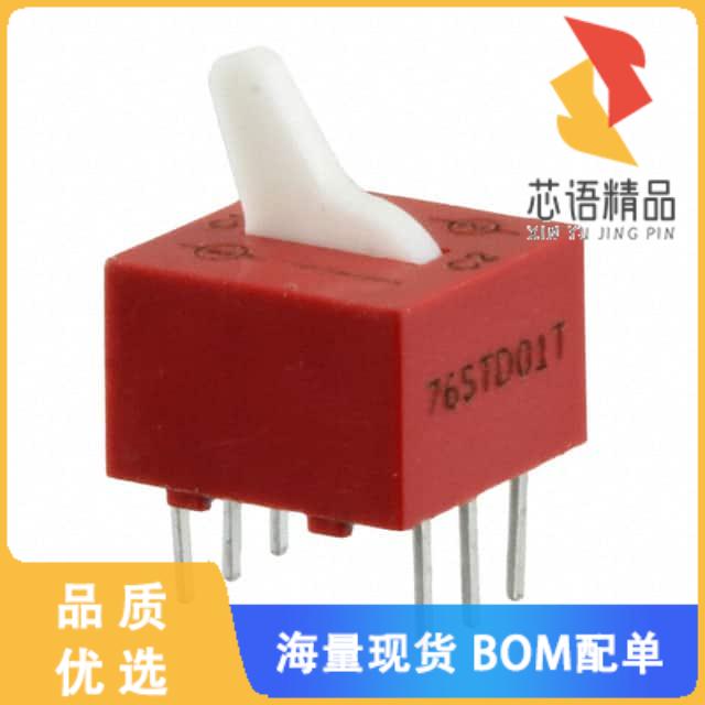 全新76STD01T原装(SWITCH TOGGLE DIP DPDT 150MA 30