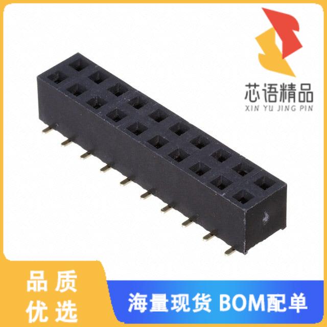 全新RS2BE-20-G-SMT原装(RECEPTACLE STRIP 20P 2.54