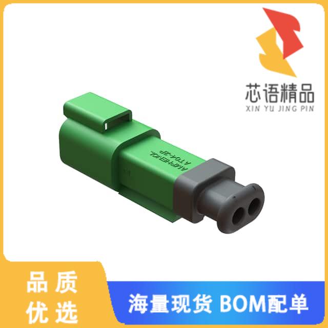 全新AT04-2P-SR01GRN原装(2 POSITION, RECEPTACLE,