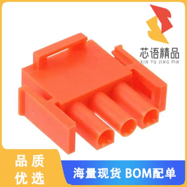 全新1-480700-3原装(CONN PLUG 3POS UNIV-M-N-L ORA