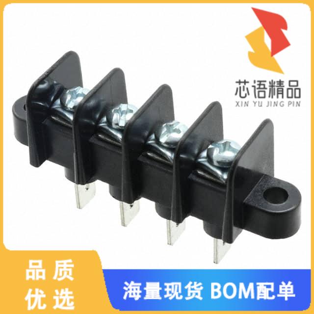 全新0387317204原装(CONN BARRIER STRIP 4CIRC 0.43