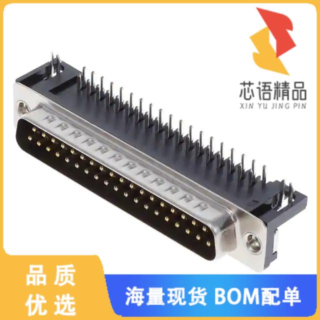 全新K22X-C37P-N原装(CONN D-SUB PLUG 37POS R/A SL