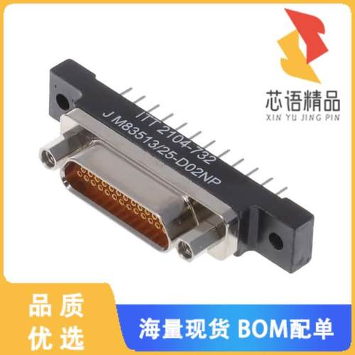 全新M83513/25-D02NP原装(MICRO-D RECEPTACLE 25POS