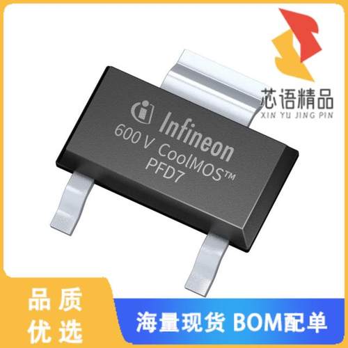 全新IPN60R600PFD7SATMA1原装(CONSUMER PG-SOT223-3)正品