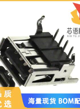 全新LUSBA11100原装(CONN RCPT TYPEA 4POS PCB R/A)正品