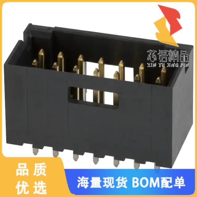 全新102618-5原装(CONN HEADER VERT 14POS 2.54MM)正品