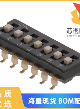 全新DS04-254-1-07BK-SMT原装(DIP SWITCH, SPST, 2.