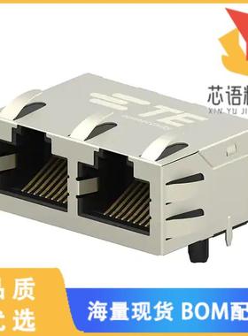 全新5-2301996-1原装(CONN JACK 2PORT 100 BASE-T P