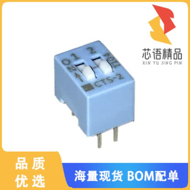 全新206-2S原装(SWITCH SLIDE DIP SPST 50MA 24V)正品