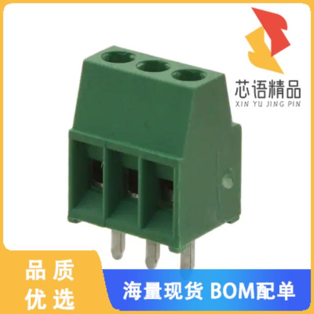 全新282834-3原装(TERM BLK 3P SIDE ENT 2.54MM PCB)正品