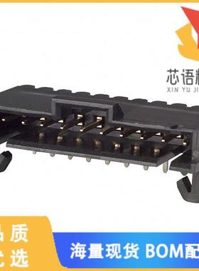 全新5-103673-9原装(CONN HEADER R/A 10POS 2.54MM)正品