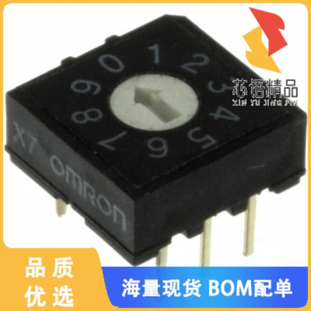 全新A6R-102RF原装(SWITCH ROTARY DIP BCD 25MA 24V)正品