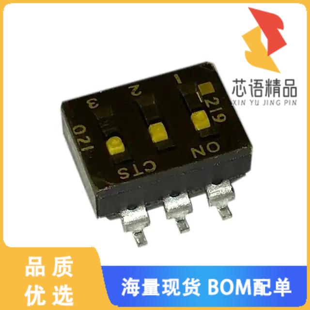 全新219-3LPSTR原装(SWITCH SLIDE DIP SPST 100MA 2