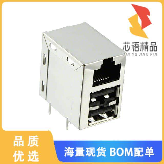 全新6116151-1原装(CONN MOD JACK 8P8C R/A SHIELDE