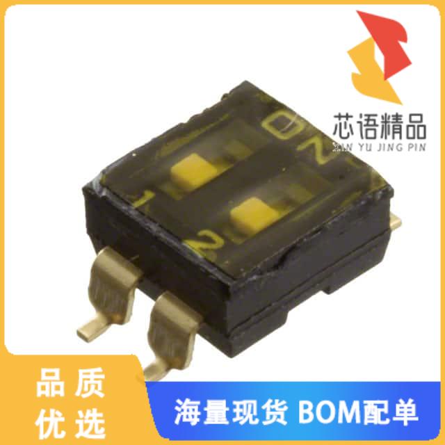 全新A6S-2102-PH原装(SWITCH SLIDE DIP SPST 25MA 2