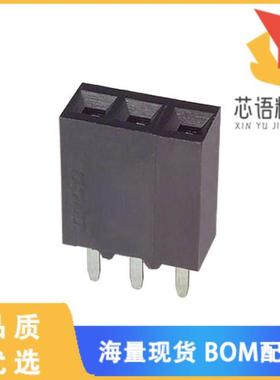 全新5-534237-1原装(CONN RCPT 3POS 0.1 GOLD PCB)正品