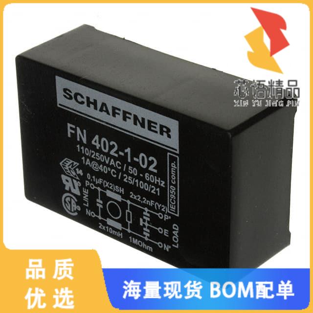 全新FN402-1-02原装(LINE FILTER 250VAC 1A TH)正品