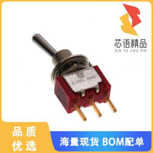 全新6-1825136-2原装(SWITCH TOGGLE SPDT 0.4VA 20V)正品