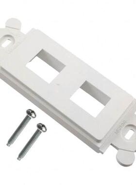 全新NK2RMFWH原装(MOD FRAME SNGL GANG 2PORT WHITE)正品