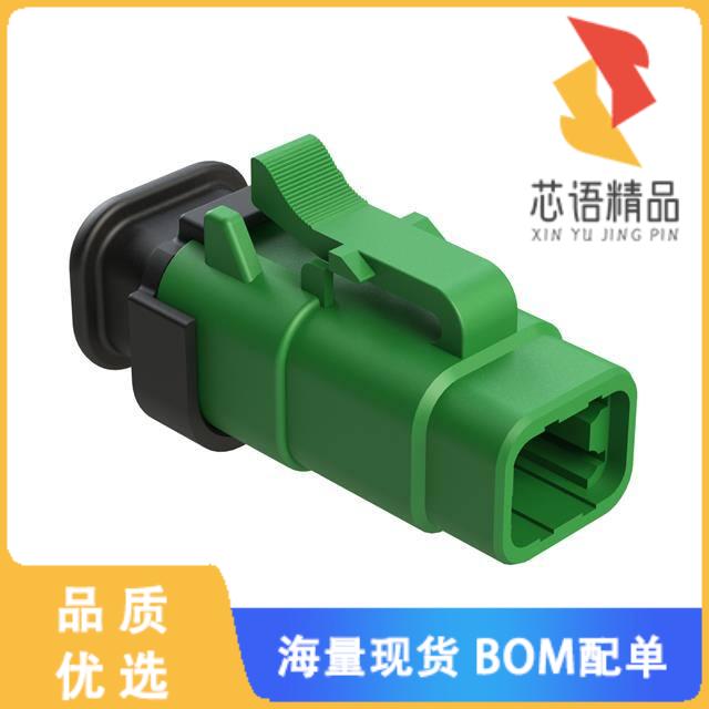 全新ATM06-4S-SR01GN原装(CONN PLUG HSG 4POS)正品