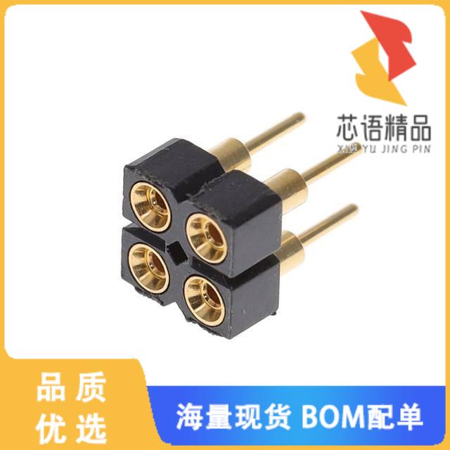 全新SD-102-G-2原装(CONN RCPT 4POS 0.1 GOLD PCB)正品