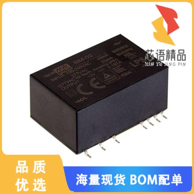 全新IRM-02-3.3S原装(AC/DC CONVERTER 3.3V 2W)正品
