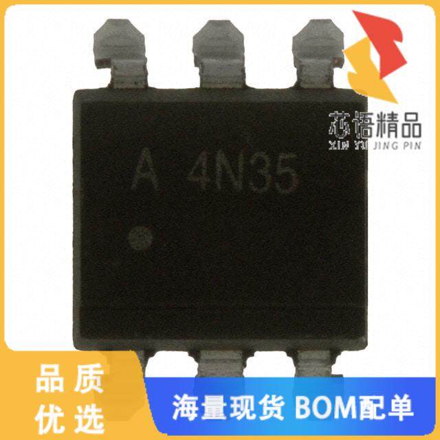 全新4N35-500E原装(OPTOISO 3.55KV TRANS W/BASE 6S