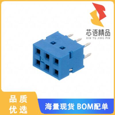 全新76342-303LF原装(CONN RCPT 6POS 0.1 GOLD PCB)正品