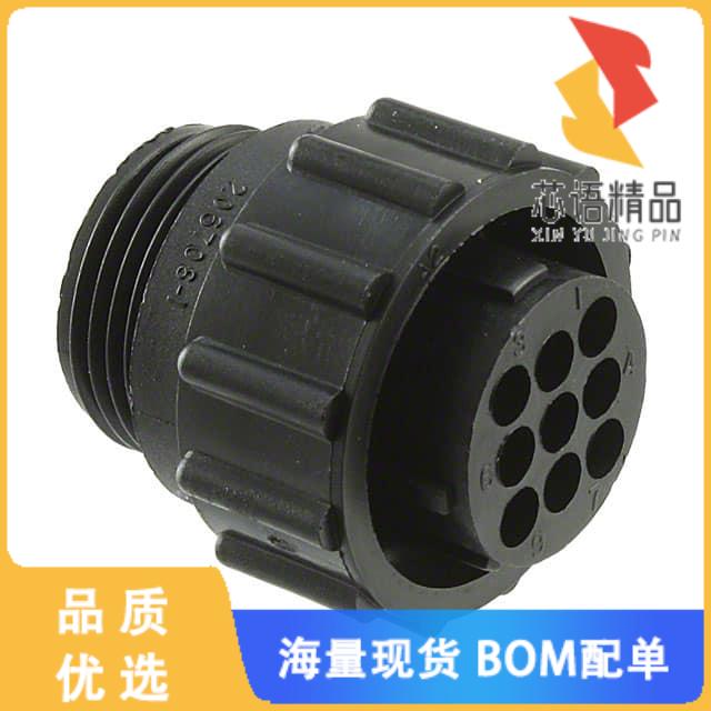 全新206708-1原装(CONN PLUG HSG FMALE 9POS INLINE)正品