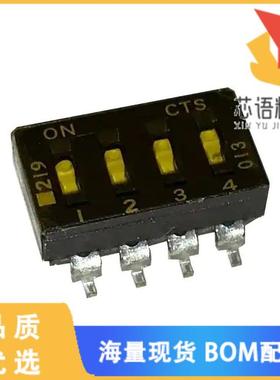全新219-4LPST原装(SWITCH SLIDE DIP SPST 100MA 20