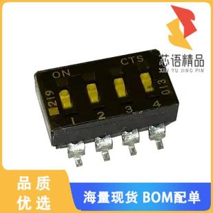 SLIDE SWITCH DIP SPST 全新219 100MA 4LPST原装