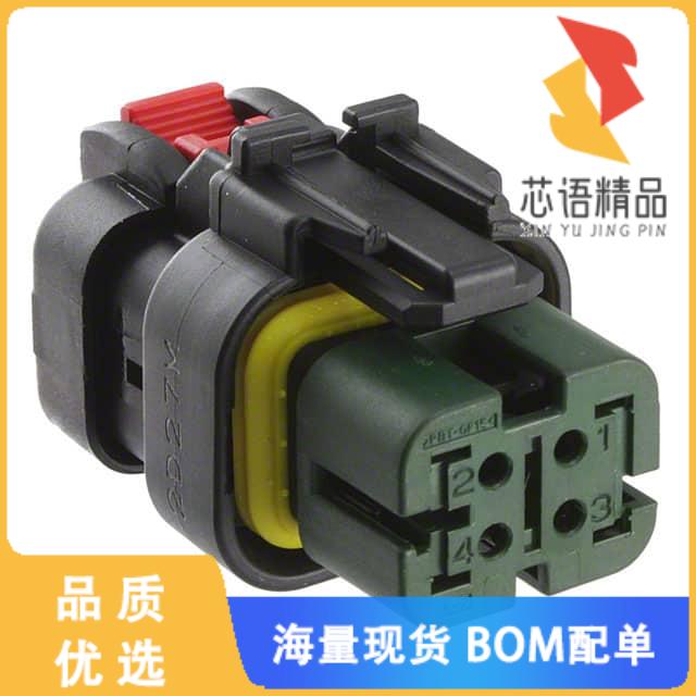 全新776487-4原装(CONN PLUG ASSY 4POS 14-18AWG GR