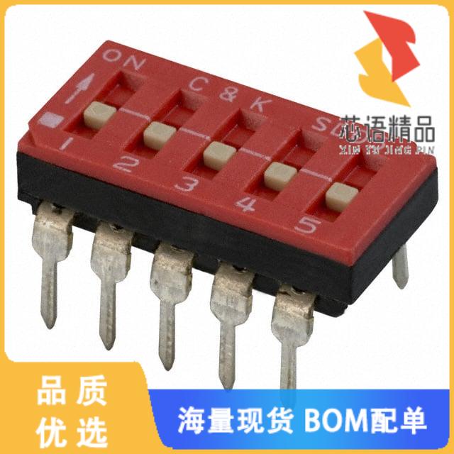 全新SD05H0B原装(SWITCH SLIDE DIP SPST 100MA 25V)正品