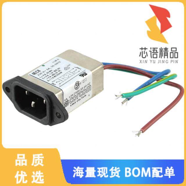 全新1-6609017-2原装(PWR ENT RCPT IEC320-C14 PNL