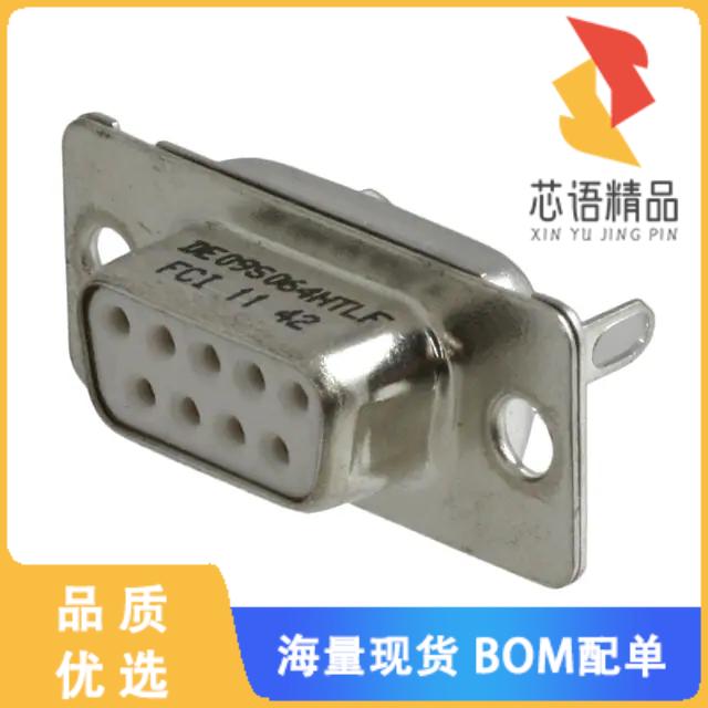 全新DE09S064HTLF原装(CONN D-SUB RCPT 9POS SLDR C
