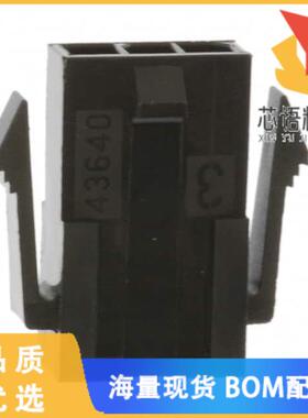 全新0436400300原装(CONN PLUG 3POS 3MM SGL PANEL