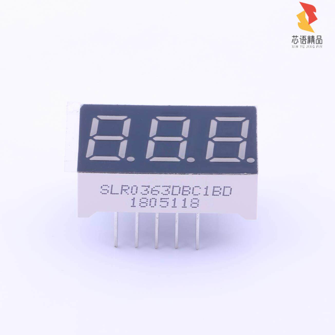 SLR0363DBC1BD「0.36英寸,三位,蓝光,共阴LED数码管,插件」怎么看?