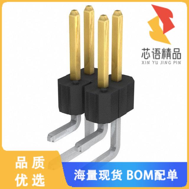 全新68020-104HLF原装(CONN HEADER R/A 4POS 2.54MM)正品